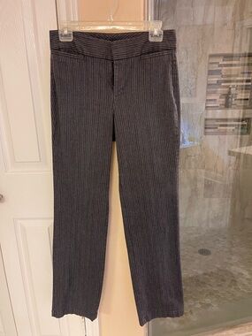 Dockers Women's Gray Pinstripe Sydney Pants